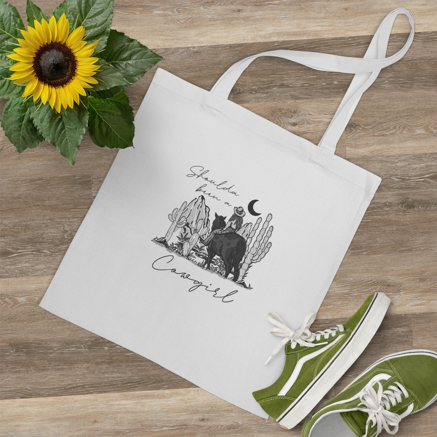 Shoulda Been A Cowgirl Tote Bag