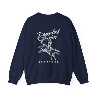 Dappled Darlin' Logo Crewneck - Full Back