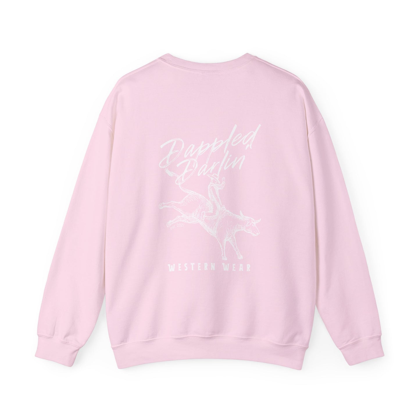 Dappled Darlin' Logo Crewneck - Full Back