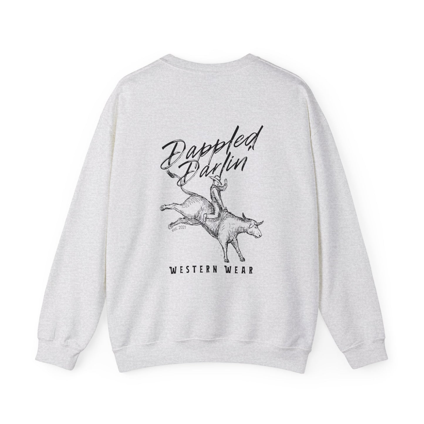 Dappled Darlin' Logo Crewneck - Full Back