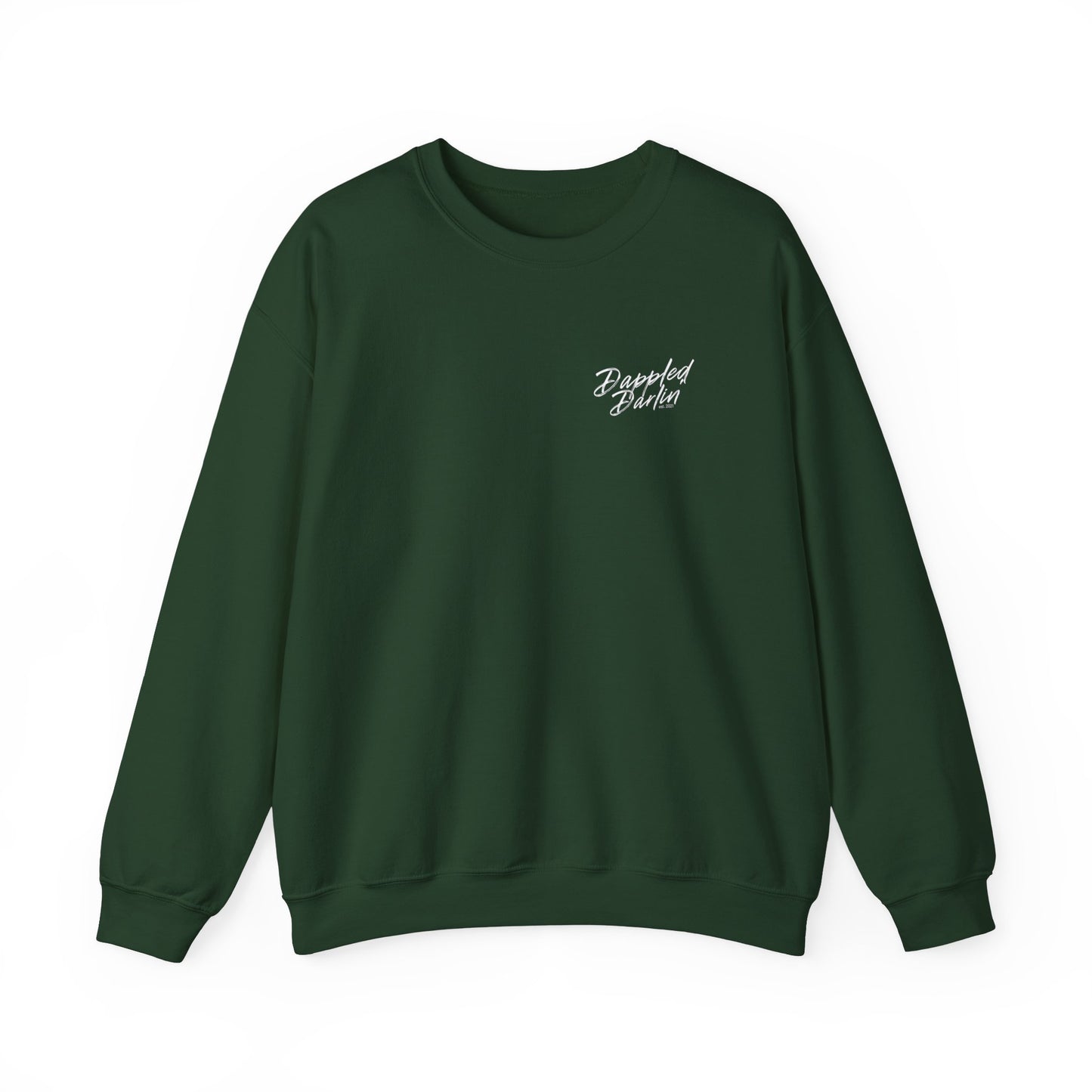 Dappled Darlin' Logo Crewneck - Full Back