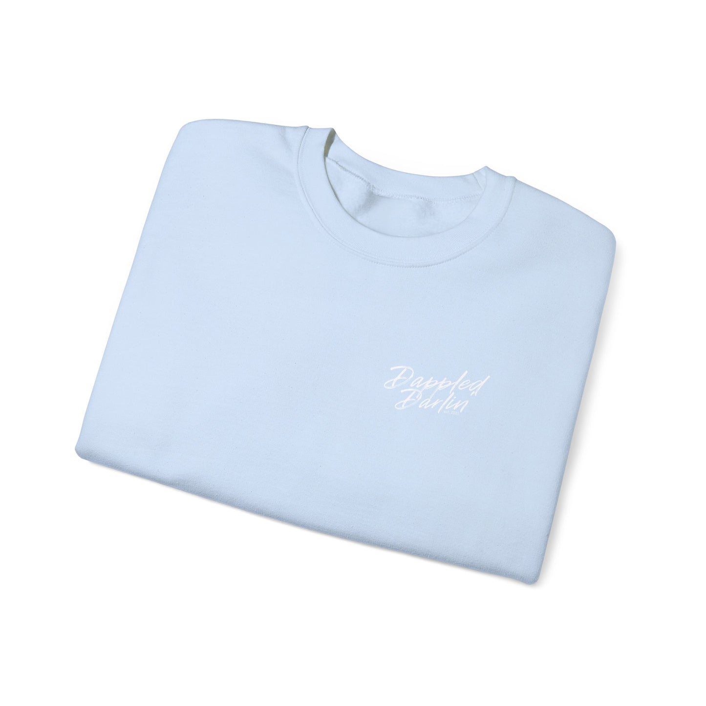 Dappled Darlin' Logo Crewneck - Full Back