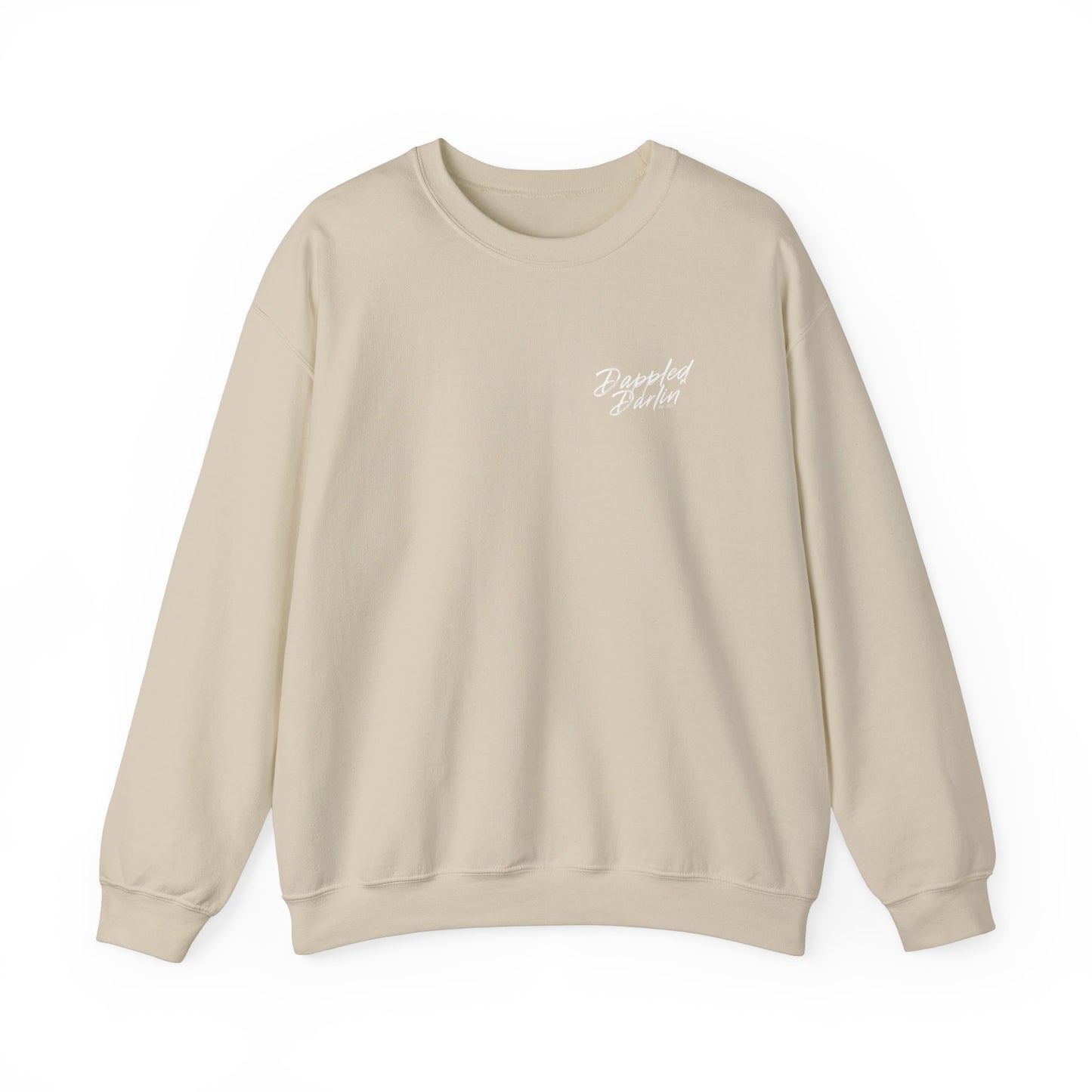 Dappled Darlin' Logo Crewneck - Full Back