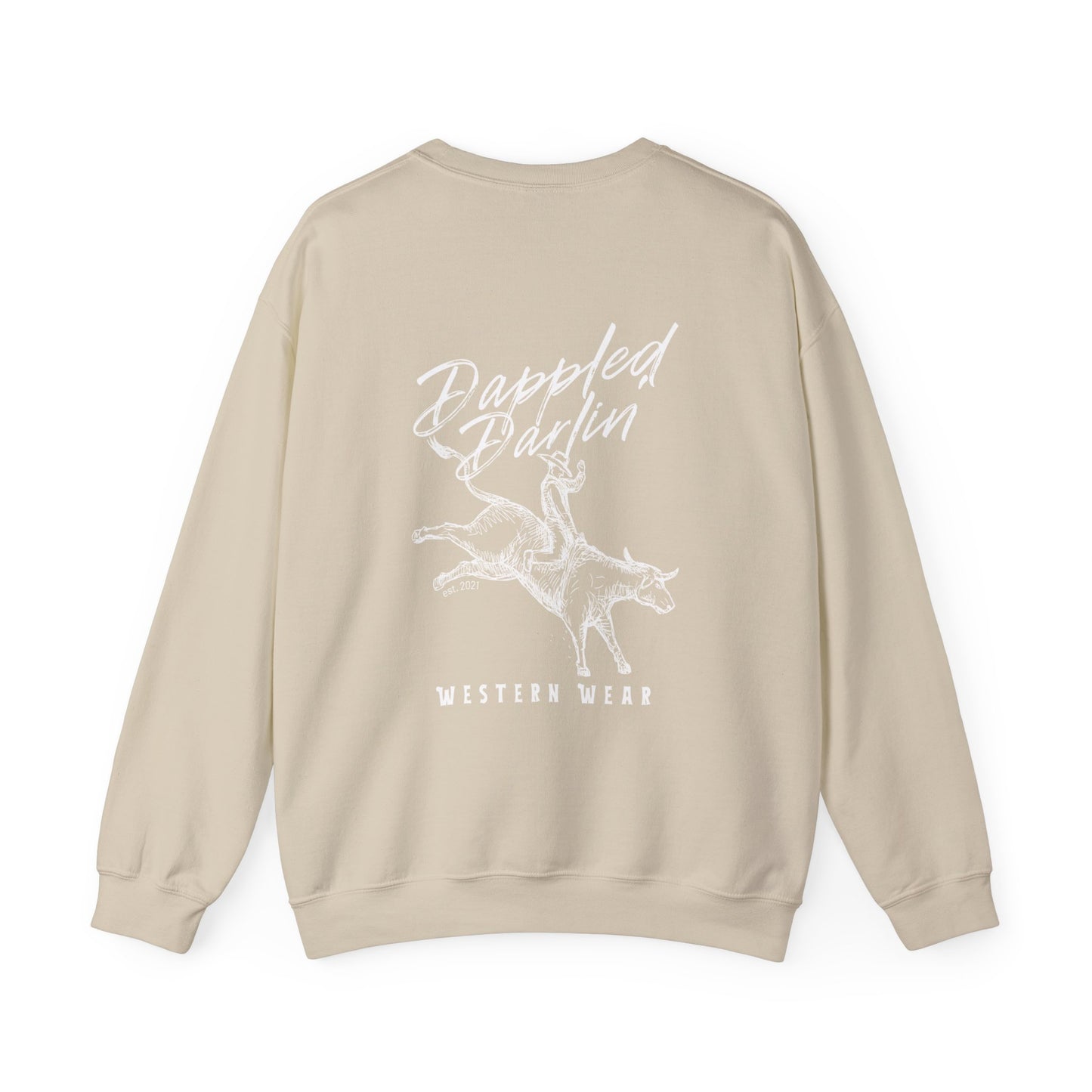 Dappled Darlin' Logo Crewneck - Full Back