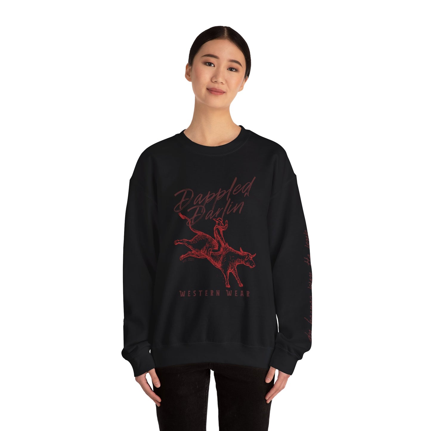 Dappled Darlin' Dust Off Crewneck