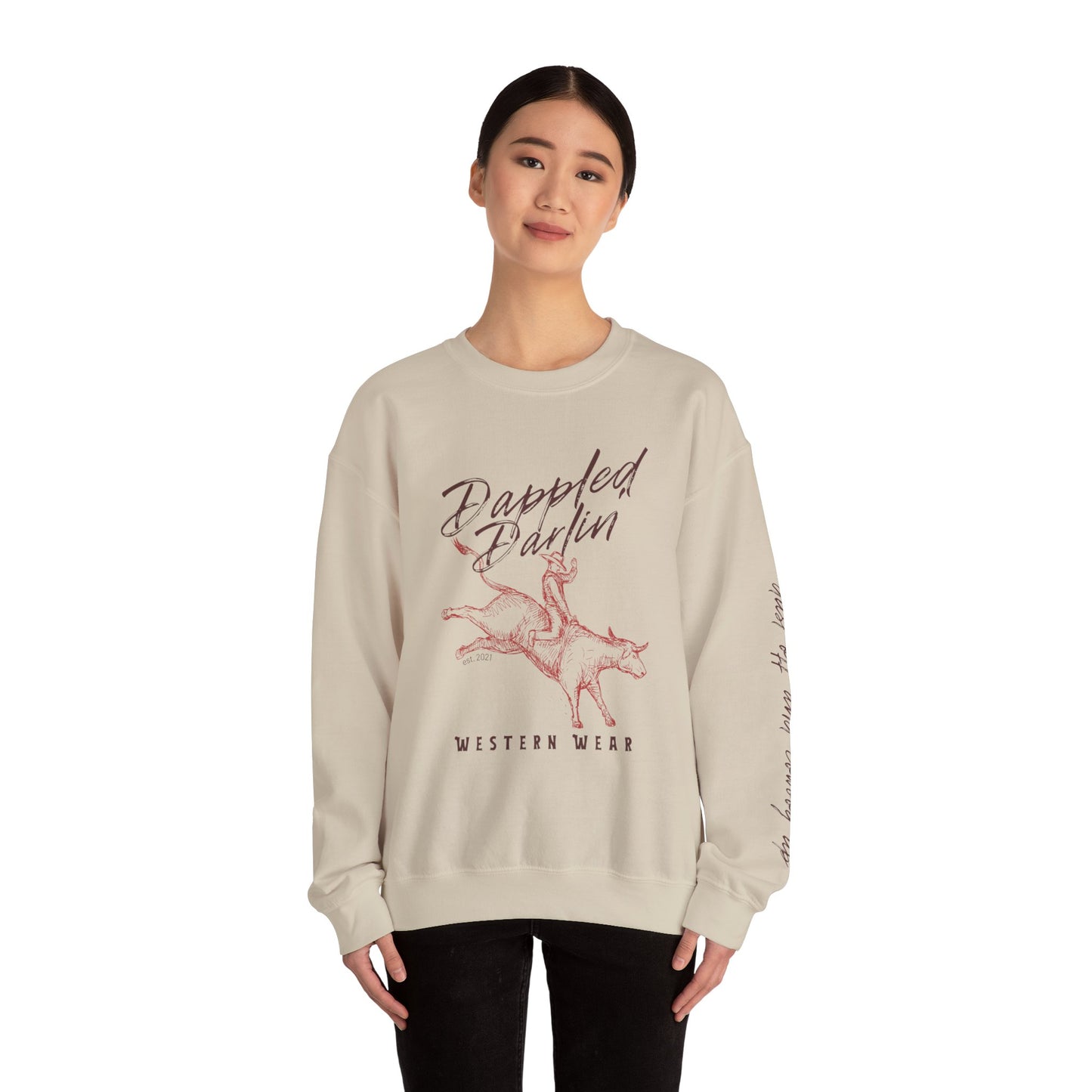 Dappled Darlin' Dust Off Crewneck