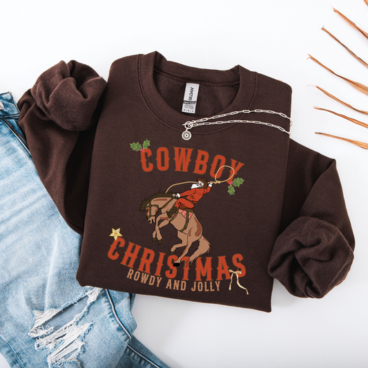 Cowboy Christmas Crewneck