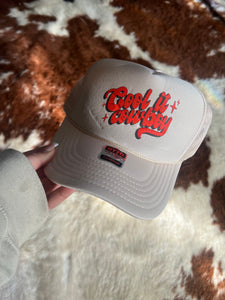 Cool It Cowboy Trucker Hat