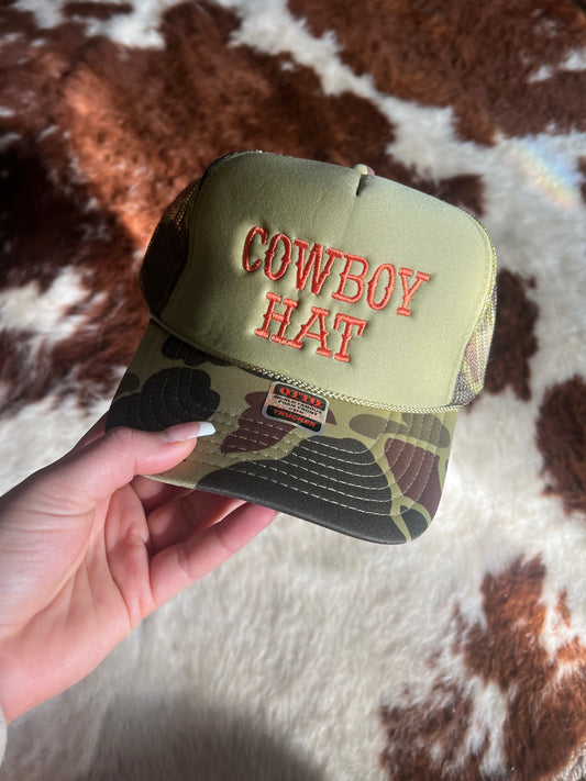 Cowboy Hat Trucker Hat