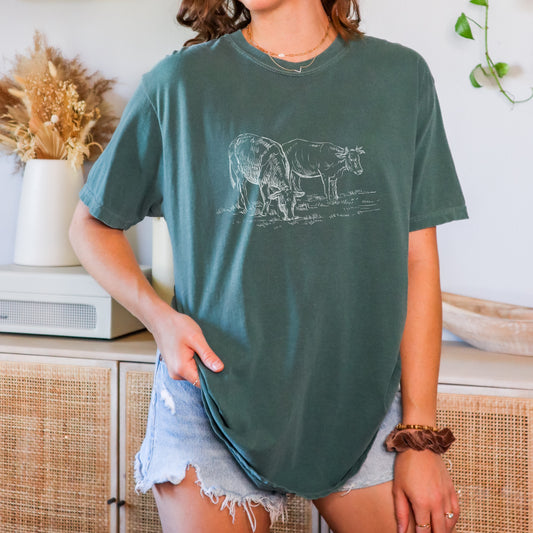 Grazing Cows T-shirt