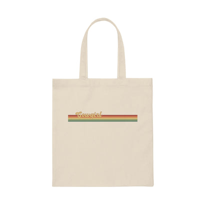 Retro Cowgirl Tote Bag